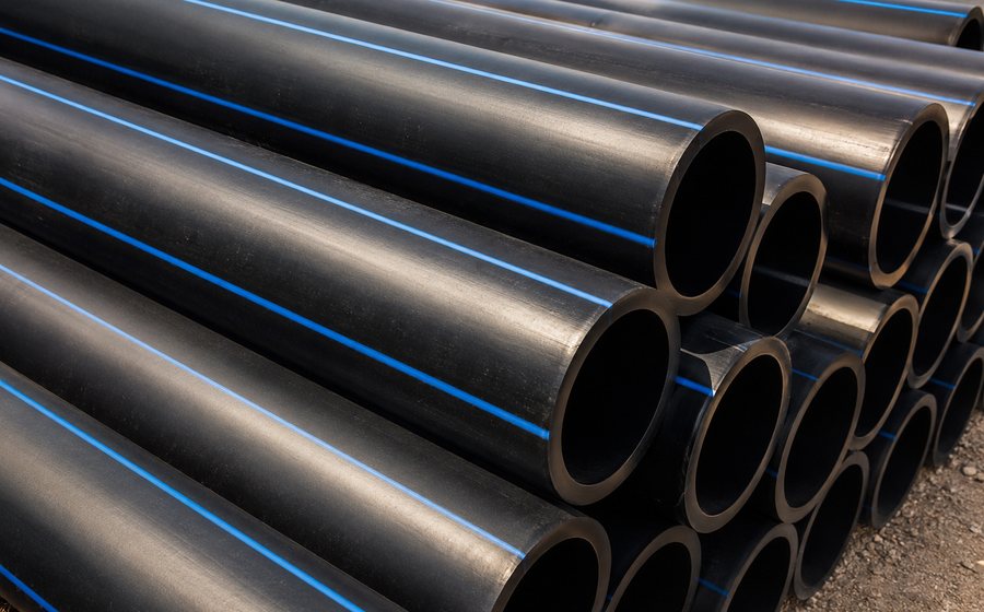 Stacked PE4710 HDPE pressure pipe